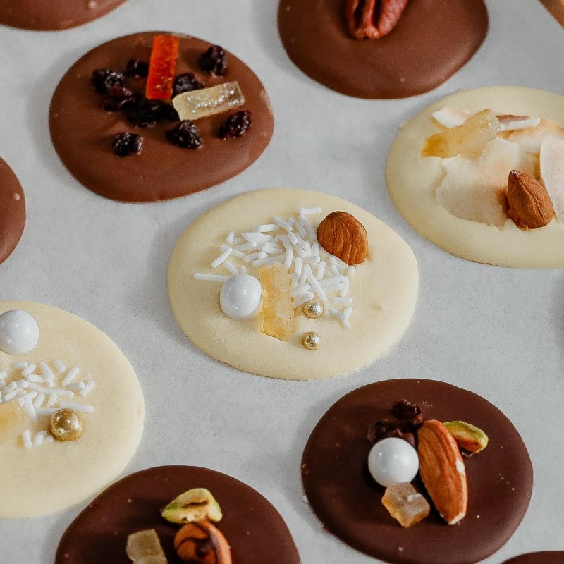 MENDIANTS AUX 3 CHOCOLATS